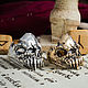 Ring skull dragon. A man's skull ring. bronze silver. Rings. Mastenarium (mastenarium). Online shopping on My Livemaster.  Фото №2