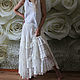 Юбка бохо богемный шик Cream Lace, Юбки, Оренбург,  Фото №1