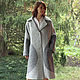 Wool felted coat, L-XL in stock. Coats. STUDIO-FELT Katerina Alekseeva. Online shopping on My Livemaster.  Фото №2