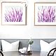 Abstract lavender in Provence-style paintings purple, Pictures, Moscow,  Фото №1