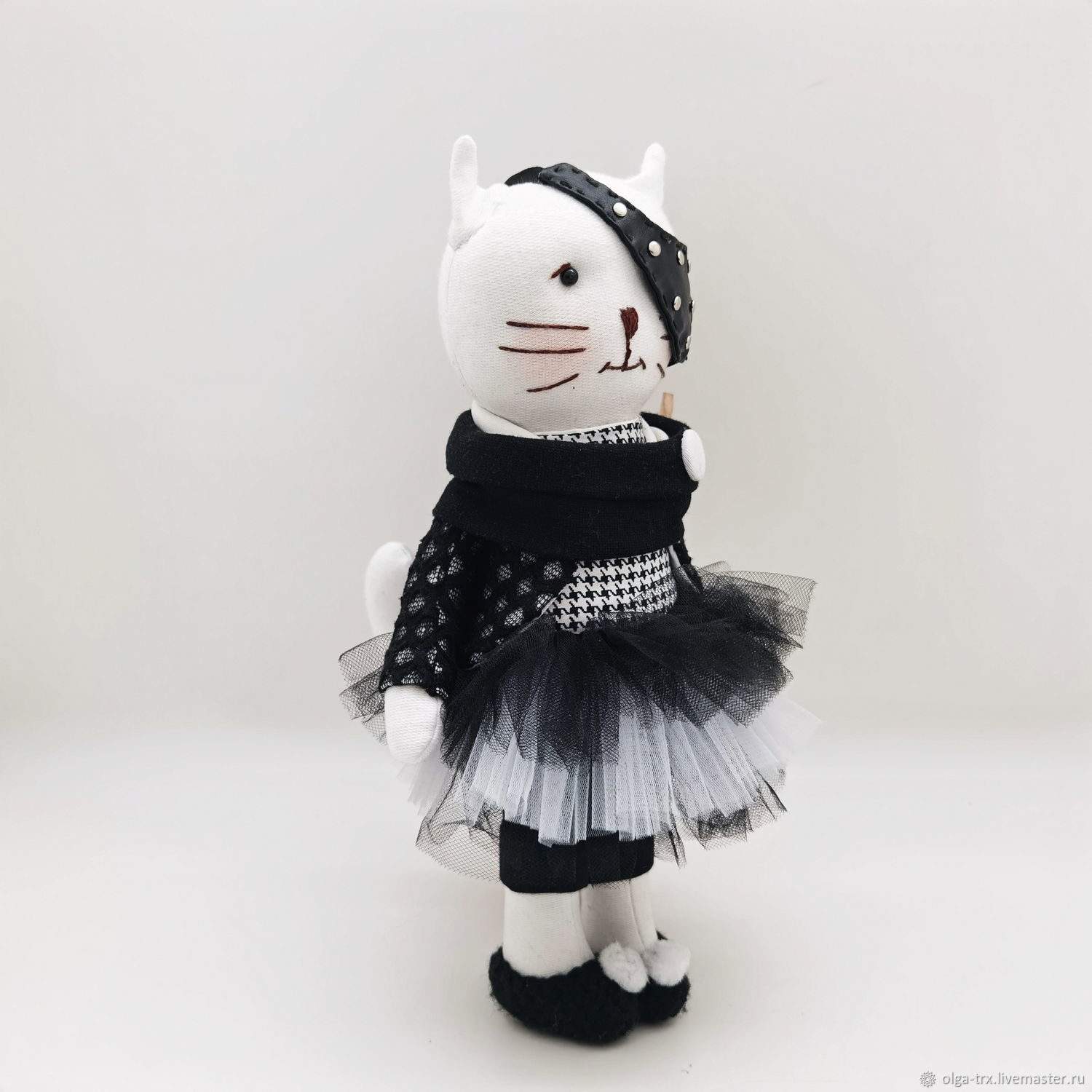 Мягкая игрушка кошка Модная кошка Плюшевая кошка Игрушечный кот купить ...