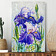 Irises oil painting on canvas. Painting flowers with oil. Pictures. larisa-chigirina (larisa-chigirina). My Livemaster. Фото №5