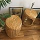 Wicker furniture, bedside table, coffee table. Interior elements. lmillame. My Livemaster. Фото №5