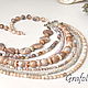 Necklace sun stone. Necklace. Grafoli jewellery. Online shopping on My Livemaster.  Фото №2