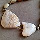 Order Choker Convergence. Agate natural grey-beige. The final touch. Livemaster. . Necklace Фото №3