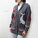 Women's Grey Whale Cardigan. Cardigans. CUTE-KNIT by Nata Onipchenko. Online shopping on My Livemaster.  Фото №2