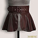 Belt-basque 'Bela' made of genuine leather/ suede (any color), Straps, Podolsk,  Фото №1