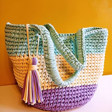 ribbon yarn bolsa patterns