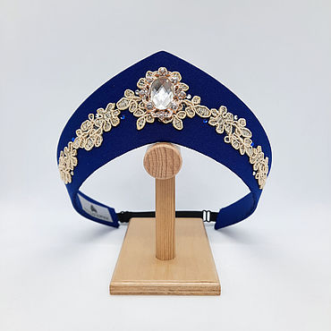 Ободок -кокошник Русский современный – купить на Ярмарке Мастеров ...