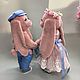 Заказать Розовые зайцы. Evgenia_dolls_toys (KirichekEvgenia). Ярмарка Мастеров. . Мягкие игрушки Фото №3