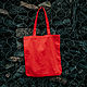 BatCat — red shopper Bag. Shopper. lakotastore. My Livemaster. Фото №4