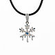 Snowflake pendant sterling silver. Pendants. Trinkki. Online shopping on My Livemaster.  Фото №2