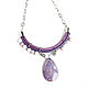 Lilac necklace, lilac decoration ' Lilac dreams'. Necklace. Irina Moro. Online shopping on My Livemaster.  Фото №2