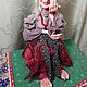 interior doll: Baba Yaga. Interior doll. Kukly Lyudmily Ejsymont. Ярмарка Мастеров.  Фото №6