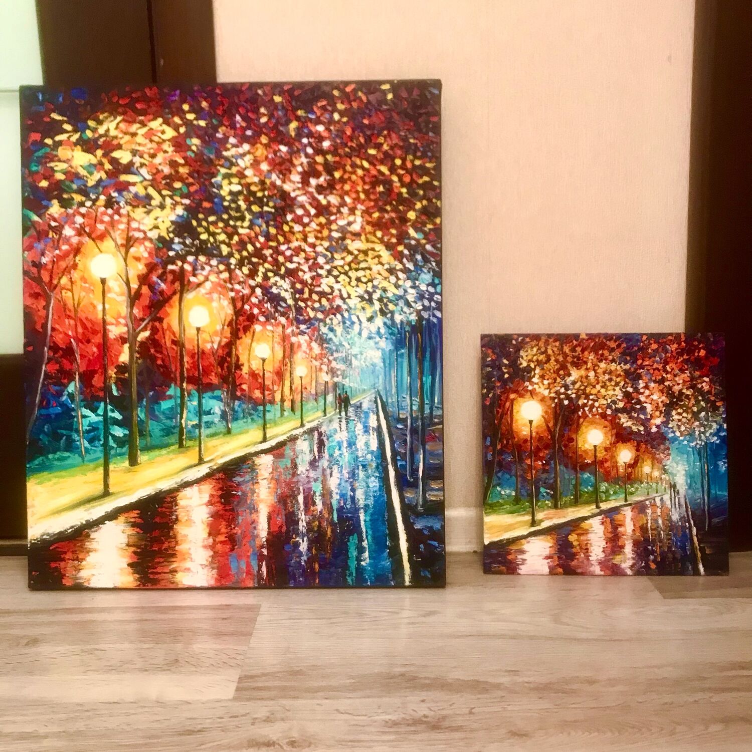 Картина маслом на холсте осенний пейзаж Афремов в интернет-магазине ...