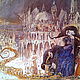 Картина маслом модульная Венеция, триптих "Первый снег...", Картины, Астрахань,  Фото №1