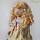 Lizzie, Christmas doll, art doll, collectible dolls. Dolls. CountryKids - doll with a soul. My Livemaster. Фото №4