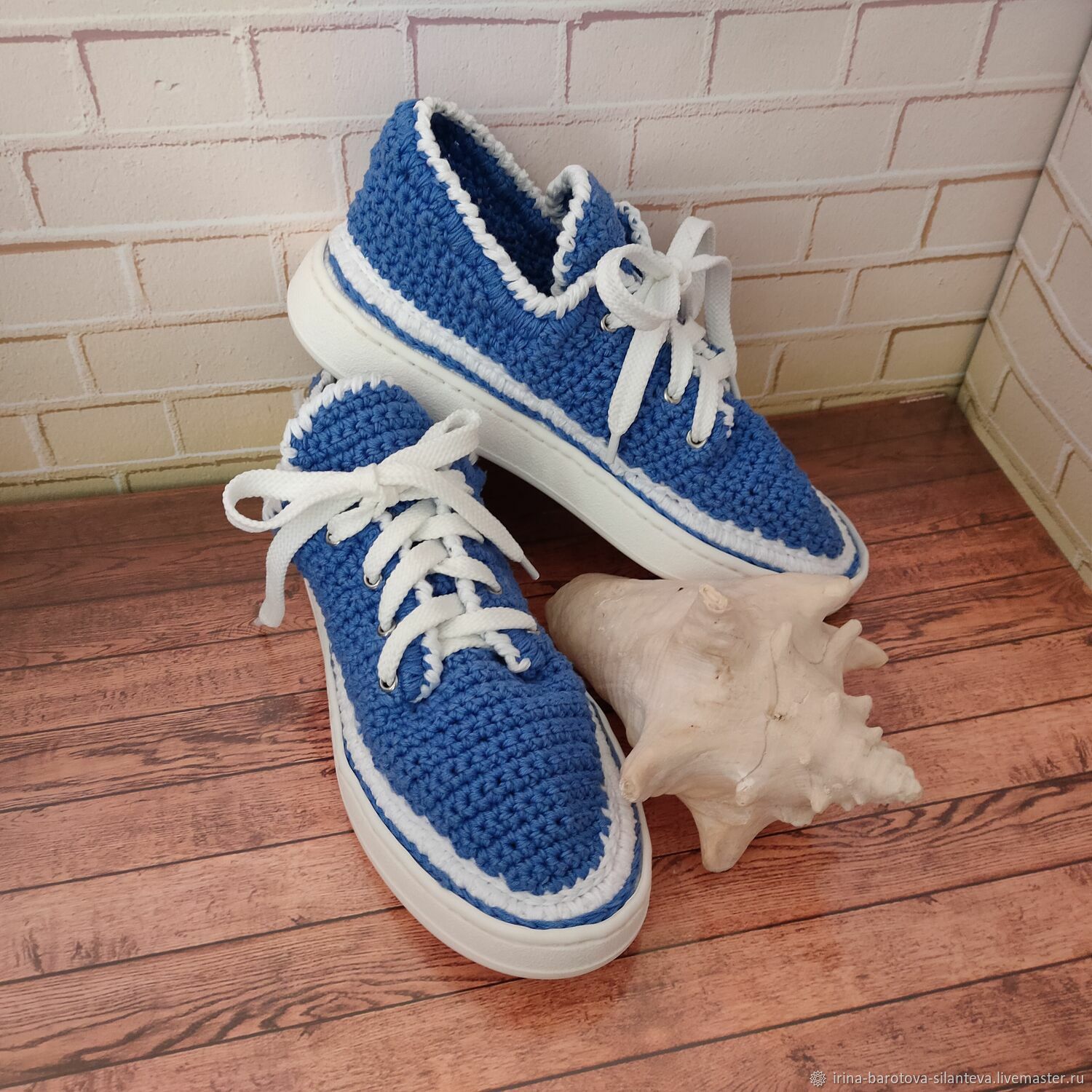 Кроссовки: Голубые в интернет-магазине на Ярмарке Мастеров | Кроссовки ...