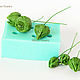 'Ranunculus buds ' Silicone mold, Molds for making flowers, Zarechny,  Фото №1