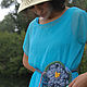 Big brooch knitted 'water Lily' boho brooch-transformer. Brooches. asmik (asmik). My Livemaster. Фото №4