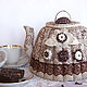 Heating pad on the kettle linen. Gift, interior decoration, cozy kitchen. Teapot cover. Elena Gavrilova. My Livemaster. Фото №6