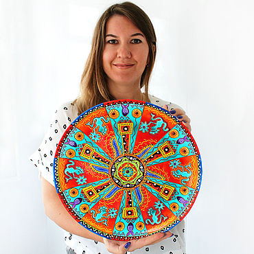 Тарелки декоративные – купить на Ярмарке Мастеров | Ручная работа и ...