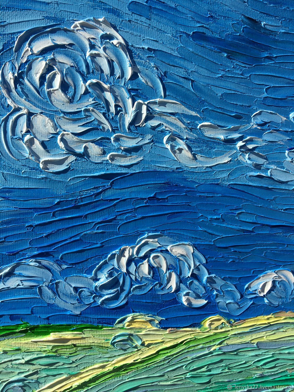 Рисунок ван гог море