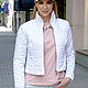 Women's white jacket, Quilted Short Jacket Tit. Outerwear Jackets. Lara (EnigmaStyle). My Livemaster. Фото №4
