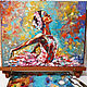 Ballerina colorful oil painting. Pictures. Vladyart. My Livemaster. Фото №6