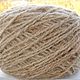 Hand-spun yarn 'Coffee with milk' 130m 100g from dog meat. Yarn. Livedogsnitka (MasterPr). My Livemaster. Фото №4