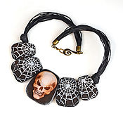 Украшения handmade. Livemaster - original item Gothic Skull Necklace. Handmade.