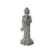 Для дома и интерьера handmade. Livemaster - original item Statuette of a standing Buddha, pendant gray with antique effect (concrete, gypsum). Handmade.