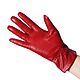 Size 7.5. Winter gloves made of genuine red leather with decor. Vintage gloves. Butichok from N.. My Livemaster. Фото №4
