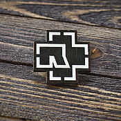 Украшения handmade. Livemaster - original item Wooden icon Rammstein. Handmade.