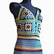 dresses: sundresses: Christie's Sundress. Dresses. Crochet clothing. Olesya Petrova. Online shopping on My Livemaster.  Фото №2