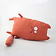 Linen Soft Toy Cat. Stuffed Toys. sweet-crafts. Online shopping on My Livemaster.  Фото №2