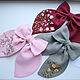 Bow Hairpin Pink Linen - Embroidery Flowers. Hairpins. annetka-ann (annetka-ann). My Livemaster. Фото №6
