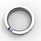 Titanium ring with Amethyst. Rings. asgdesign. My Livemaster. Фото №4