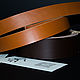 Belt blank of the first grade.Italy, Leather, Sterlitamak,  Фото №1