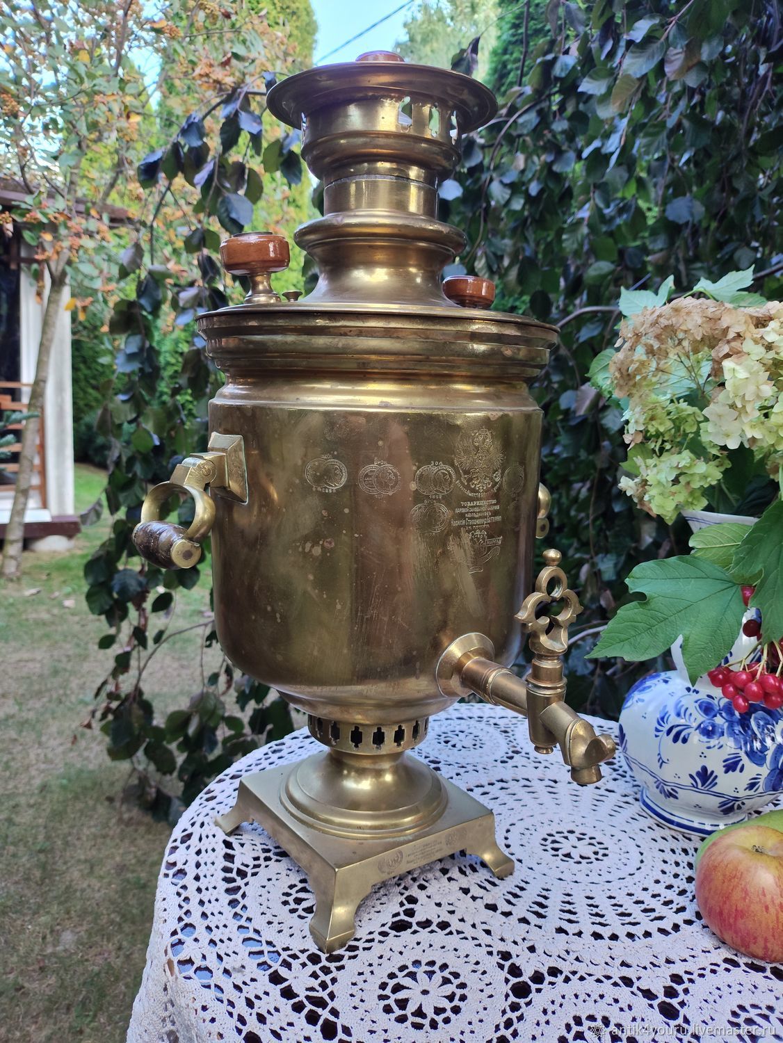 Антикварный Старинный Самовар Баташевых, Дровяной г. Тула купить в ...