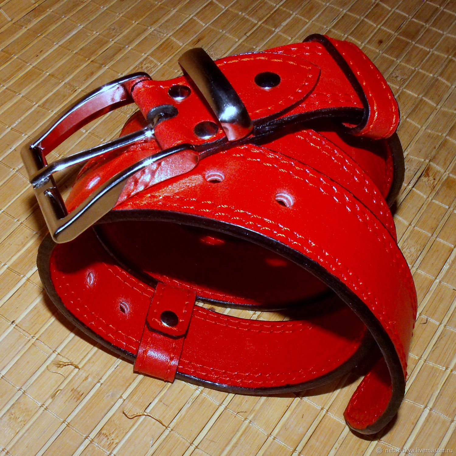 Leather belt 'SCARLET', Straps, Moscow,  Фото №1
