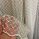Нежнейший тюль с вышивкой ,« Мелкие ромбики », В290 м Турция, Занавески, Можайск,  Фото №1