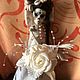 Кукла скелет Санта Муэрте невеста. Шарнирная кукла. Vran & Morana. Ярмарка Мастеров.  Фото №5