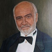 Картины и панно handmade. Livemaster - original item Portrait Of Sean Connery. Handmade.