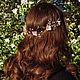 A twig on the head with flowers, A tiara with flowers,a wreath on the head,a bride. Tiaras. torystyle (ToryStyle). My Livemaster. Фото №5