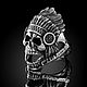 Ring ' Indian Skull'. Rings. boykojewellery. Online shopping on My Livemaster.  Фото №2