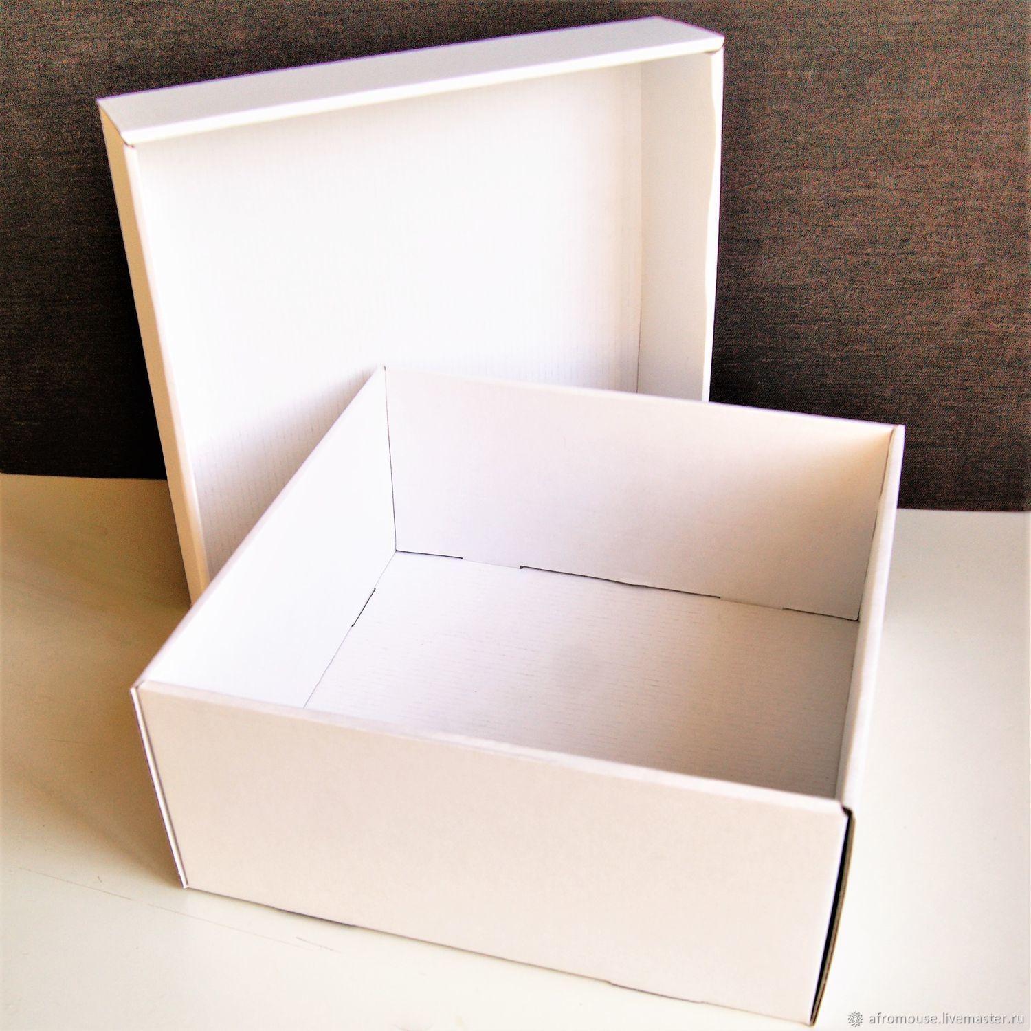 Коробка белая для фото