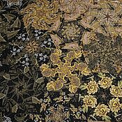 Для дома и интерьера handmade. Livemaster - original item Patchwork quilt KALEIDOSCOPE black, gold. Handmade.