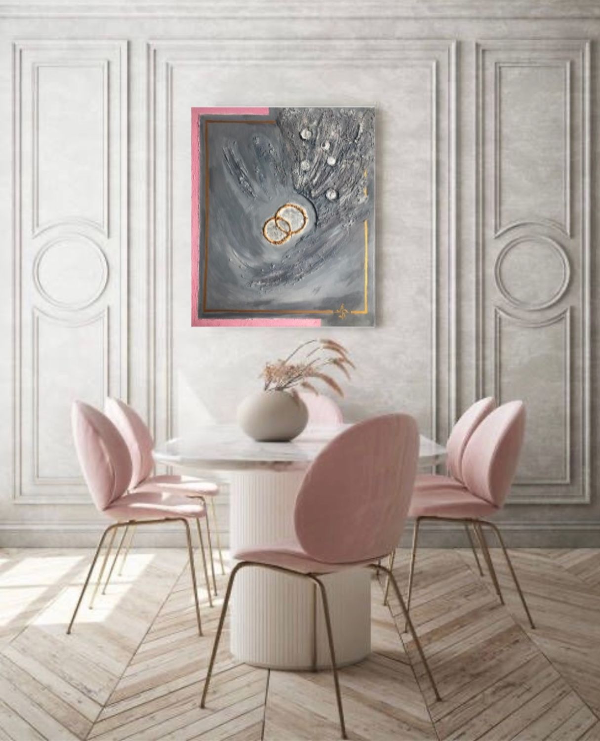 Современная картина маслом. Элегантная стильная авторская картина в ...