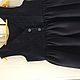 Linen sundress ' Schoolgirl, black'. Childrens Dress. LINEN STYLE. Online shopping on My Livemaster.  Фото №2